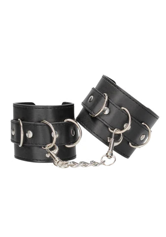 Ouch! Bonded Leather Hand Or Ankle Cuffs