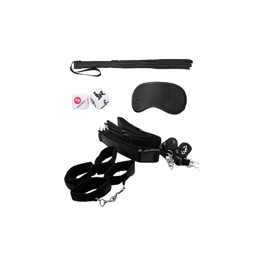 Ouch! Bondage Belt Restraint System (Black & White)