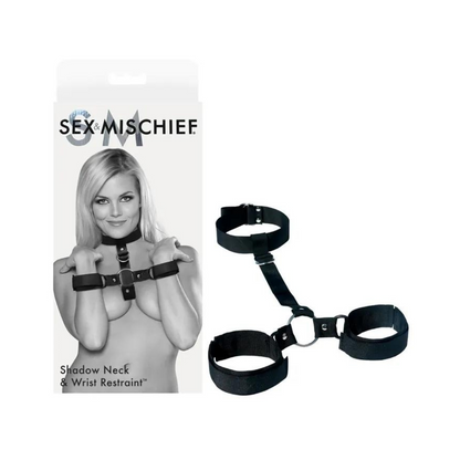 Sex & Mischief Shadow Neck and Wrist Restraint