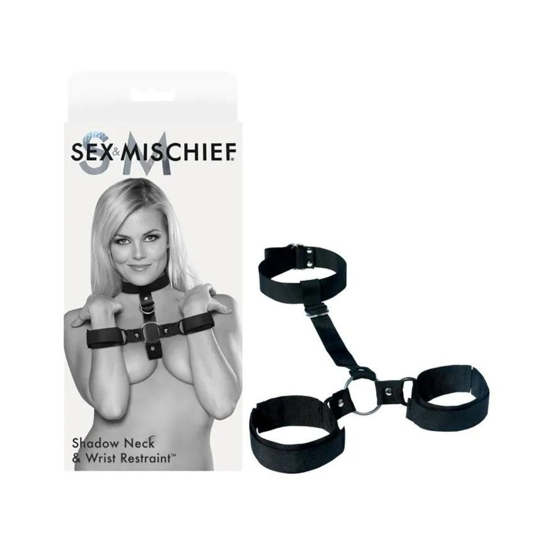 Sex & Mischief Shadow Neck and Wrist RestraintClothing