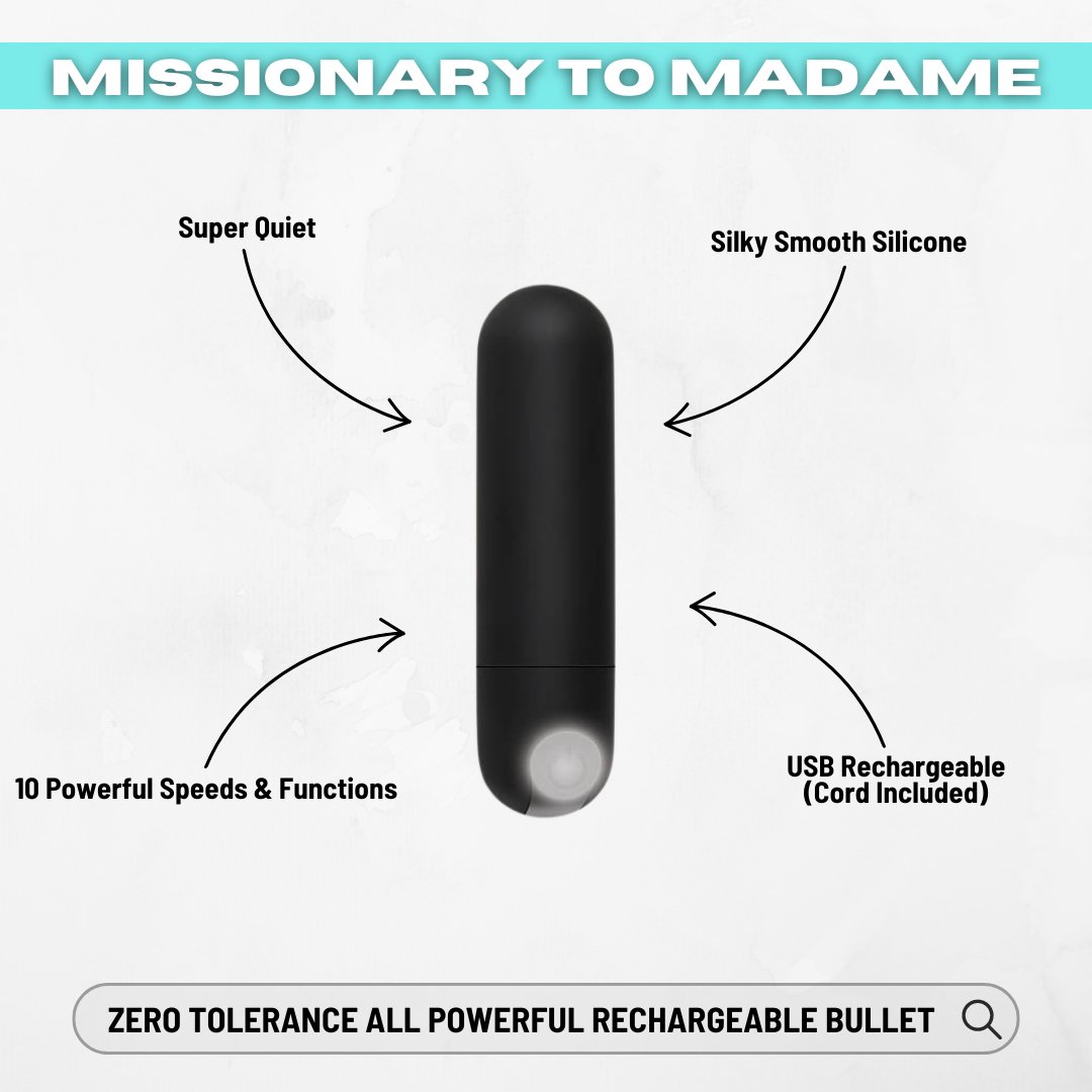 Zero Tolerance All Powerful Rechargeable Bullet